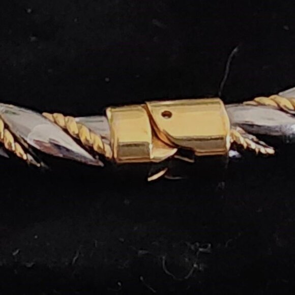 Vintage Pedre Ladies Watch-White/Yellow Gold-Plated-Twisted Style Bracelet Band - Picture 6 of 9